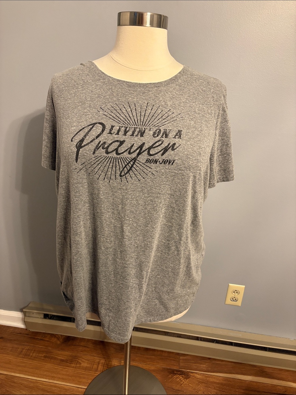 Lane Bryant 26/28 Bon Jovi Livin on a Prayer short sleeve tee